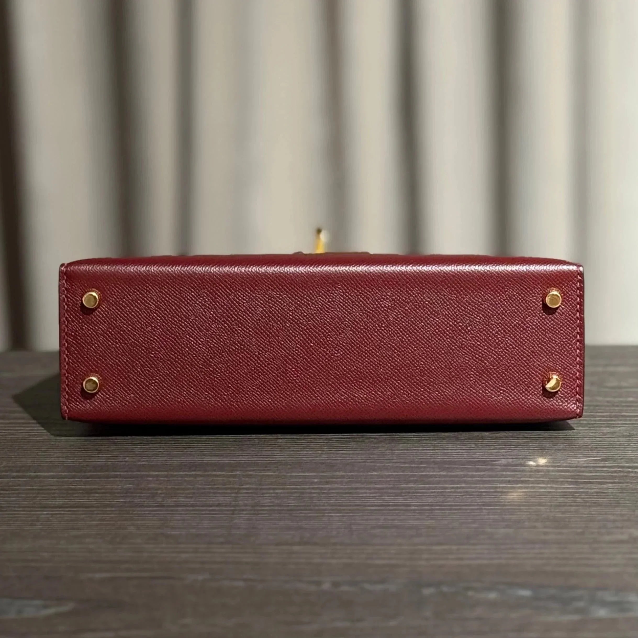 Kelly Burgundy Mini Bag - Premium Collection